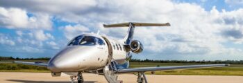 Pilatus PC24 à l'atterrissage