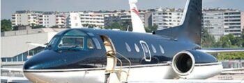 location de jet privé - ATR 42 blanc en vol