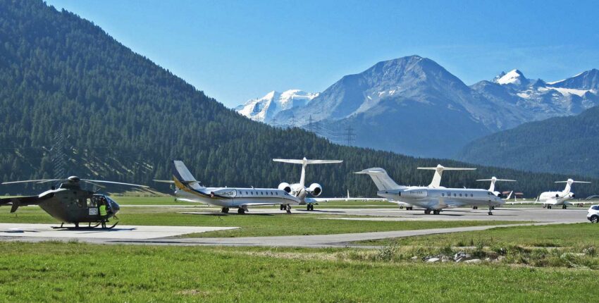 Saint-Moritz - Samedan : închiriere avion privat