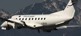 Inside plane Metro III