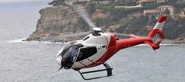 Hélicoptère Bell 206 intérieur en cuir