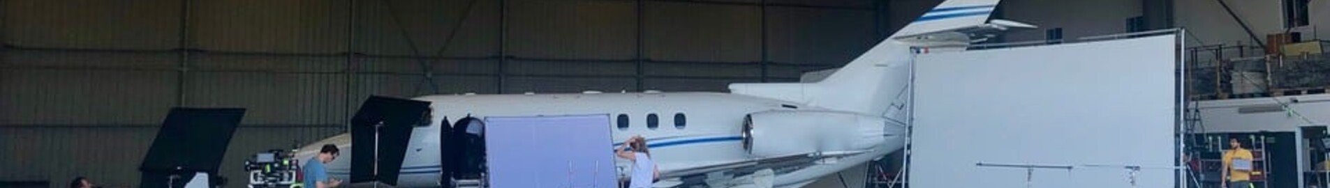 Închiriere avion privat : Filmare reclame și filme
