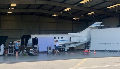 Închiriere avion privat : Filmare reclame și filme