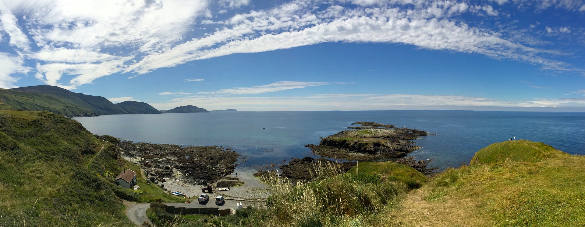 Ile de Man Ronaldsway : paysages côtiers pittoresques.