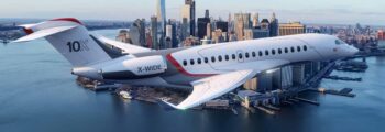 Global 7500 en vol