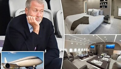 Roman Abramovitch și avionul său privat