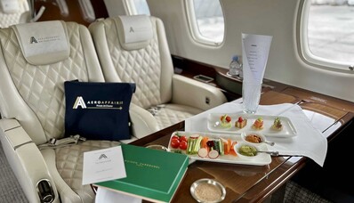 Meniuri gourmet la bordul avioanelor private: luxul și plăcerea supreme