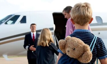 enfants location de jet privé