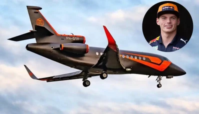 Când F1 decolează: avionul privat al lui Max Verstappen