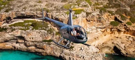 Malaga - Ibiza: transfer cu elicopterul