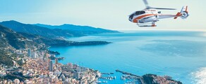 Nisa - Monaco: Transfer cu elicopterul