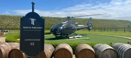 Château de Ferrières: experiență cu elicopterul