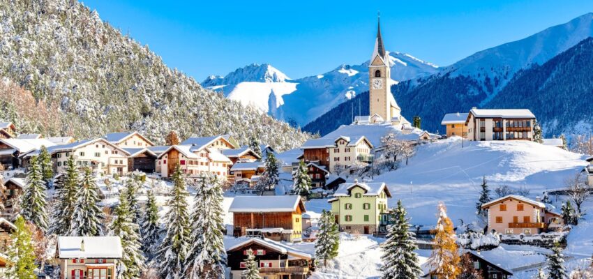 Zurich - Davos: transfer cu elicopterul