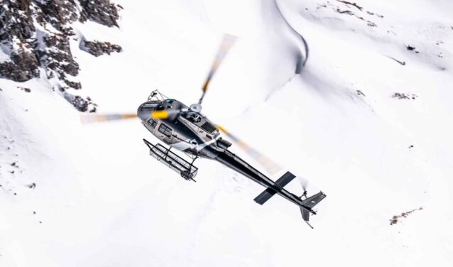 Lyon - Megève: transfer cu elicopterul