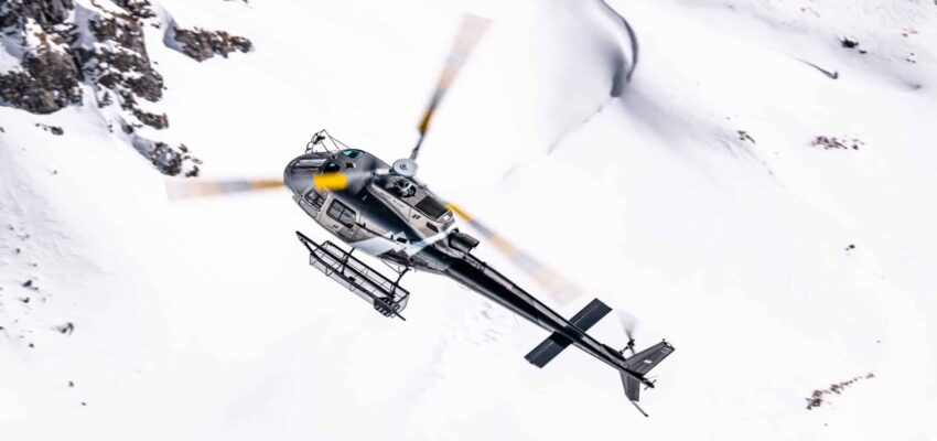 Lyon - Megève: transfer cu elicopterul
