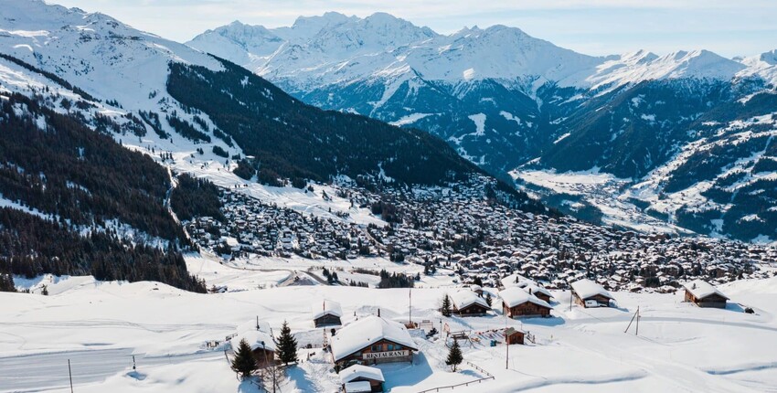 Geneva - Verbier: transfer cu elicopterul