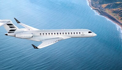 Bombardier Global 8000 producătorul canadian pune în funcțiune cel mai rapid avion de afaceri de la Concorde încoace